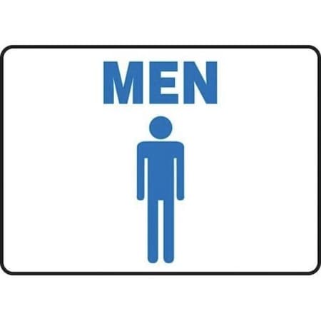 Accuform Men's Restroom, Aluma-Lite, 10 in x 14 in MRST525XL